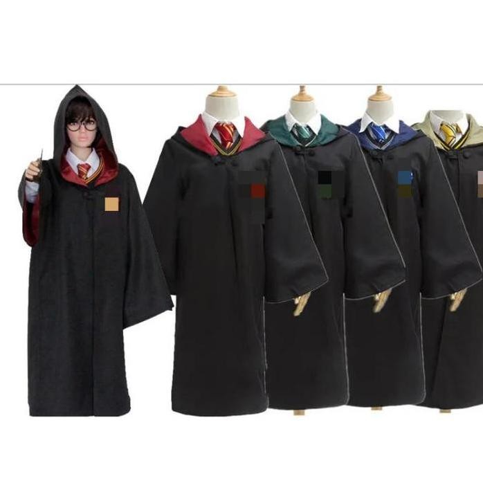 

Terlaris Kostum Jubah Penyihir Harpot Halloween Dengan Logo