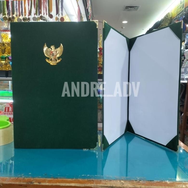 

map beludru Garuda coating mewah berkualitas AST