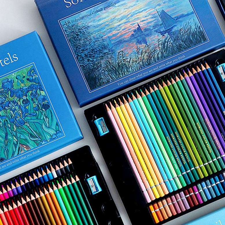 

Oil Pencil 24/36/48 Warna Morandi High Grade/Pencil Color AST