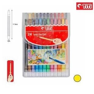 

GG Crayon Putar TITI 24 Warna / Twist Crayon / Crayon AST
