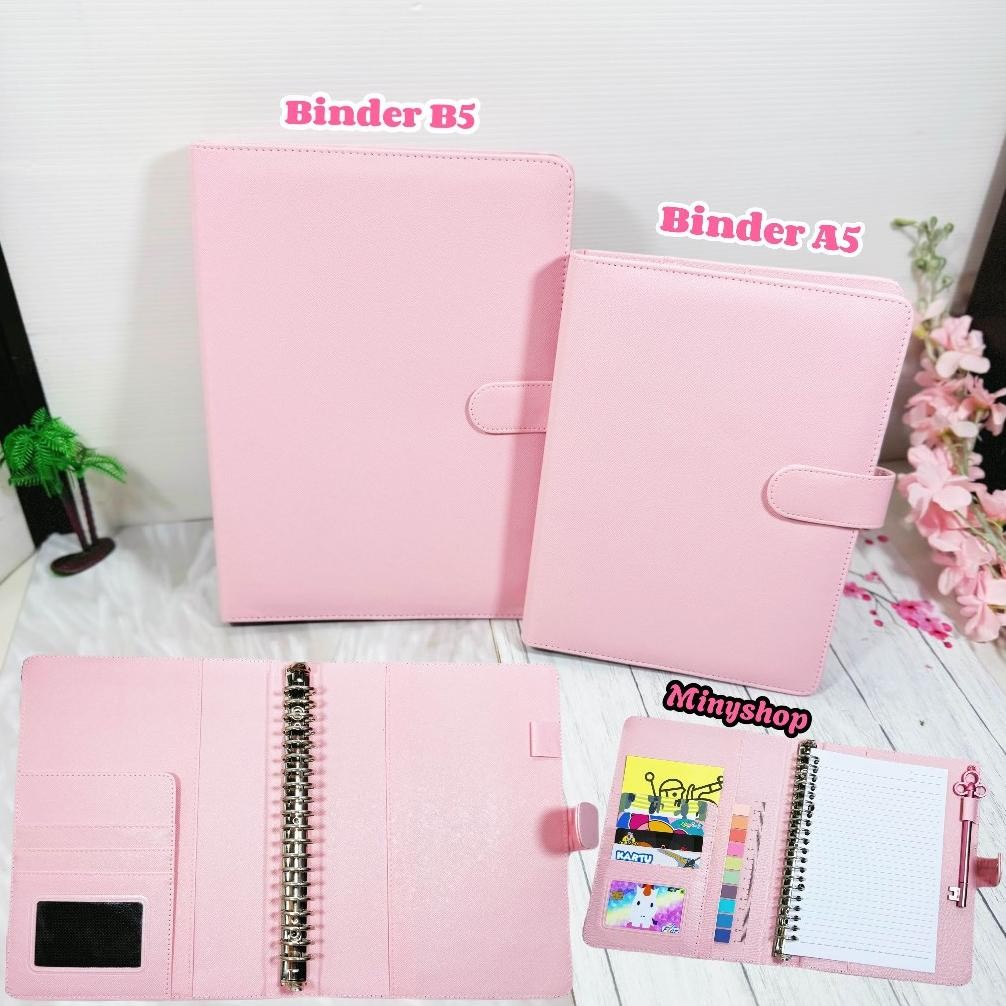 

Binder Polos A5 20 Ring A5 6 Ring B5 26 Ring Pink Soft Agenda Polos Binder Polos A5 B5 Organizer Ekslusif AST