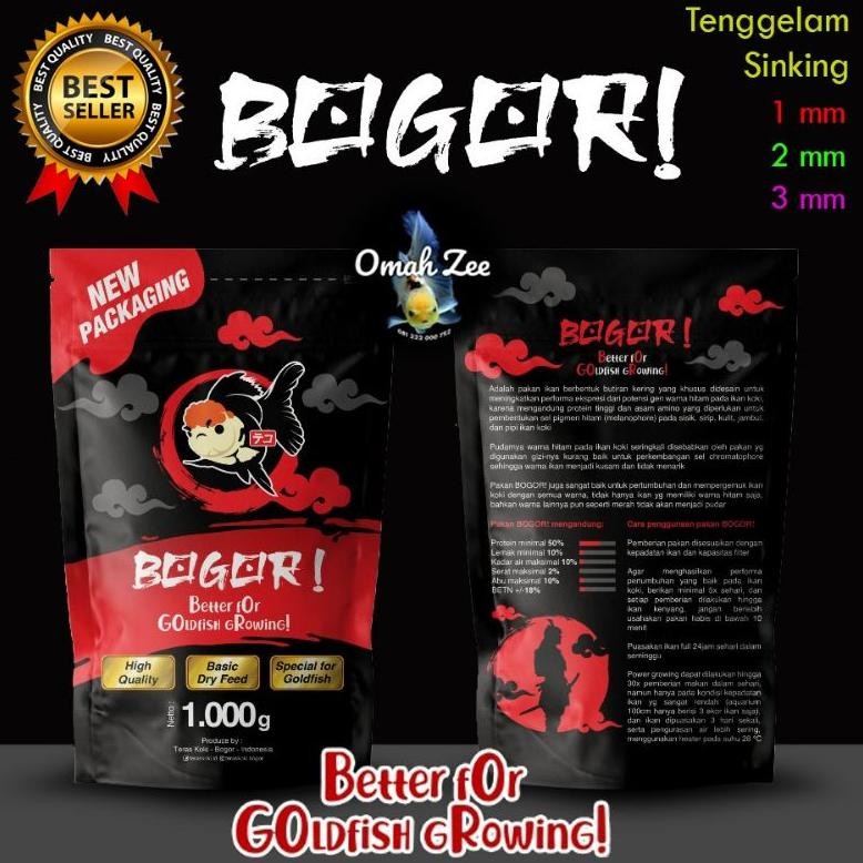 READY STOCK Pelet BOGOR Pelet Koki Hitam Super Growth Super Color Sinking