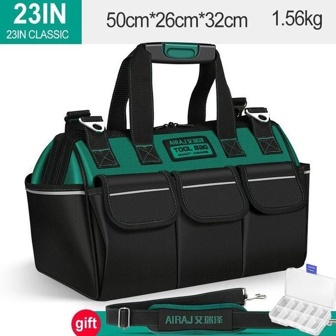 

Terlaris Tool Bags /Tas Perkakas Lengkap Besar 23" Kapasitas Penyimpanan Besar