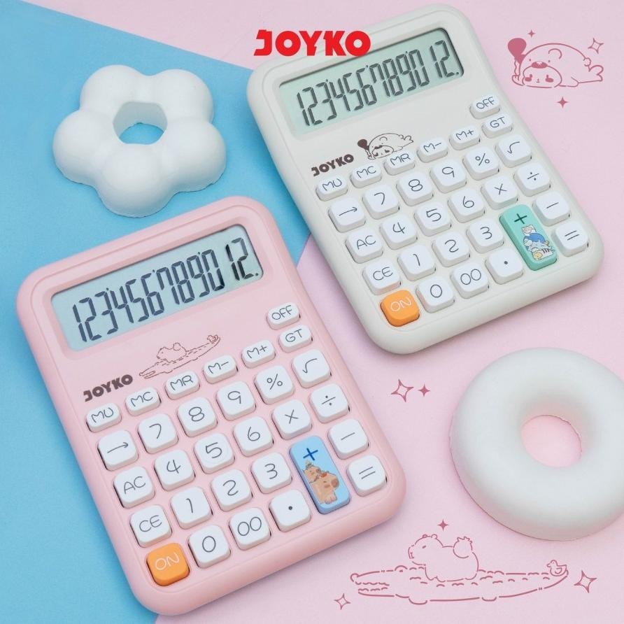 

Kalkulator Color Pastel JOYKO CC 72CO - Calculator Tombol Empuk / Warna Karakter Imut CC-72CO AST