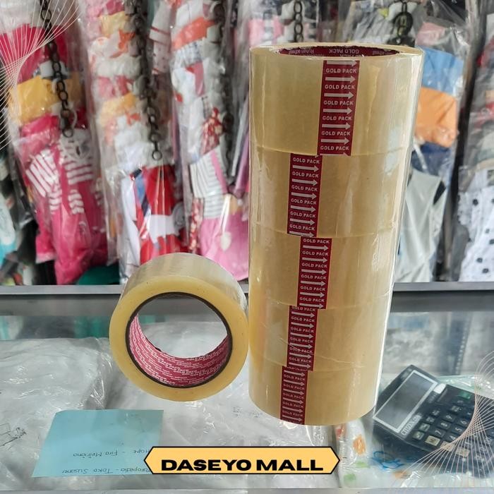 

LAKBAN GOLDPACK BENING 100 YARD LEBAR 5 CM HIGHT QUALITY