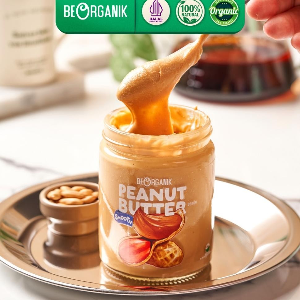 

Beorganik Peanut Butter Selai Kacang 280Gr Unsweetened Gluten Free Vegan
