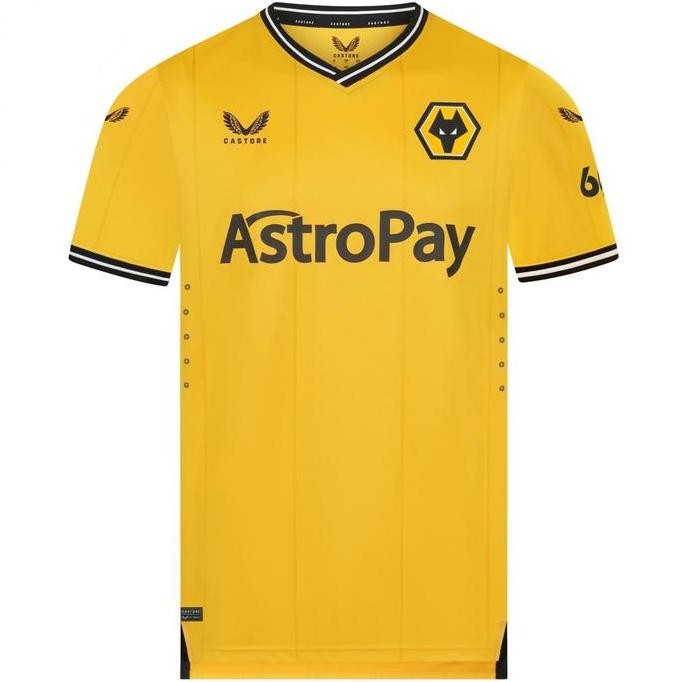 ORIGINAL WOLVERHAMPTON WANDERERS 23/24 HOME SHIRT PRO JERSEY bola pria