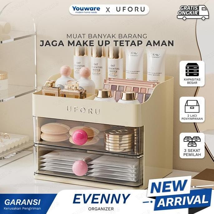 

Terlaris Youware X Uforu - Evenny Rak Penyimpanan Make Up Kapasitas Besar / Organizer / Laci Penyimpanan / Make Up Organizer / Laci Atk / Laci Meja / Laci Sekat / Organizer Sekat / Rak Penyimpanan Make Up Kosmetik / Wadah Skincare Bahan Kokoh Bukan Kulit