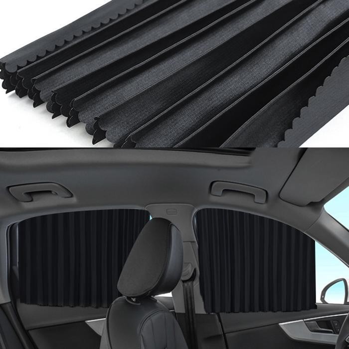 Premium Sunshade Tirai Hordeng Gorden Magnet Kaca Mobil Ayla Original Dan Terpercaya