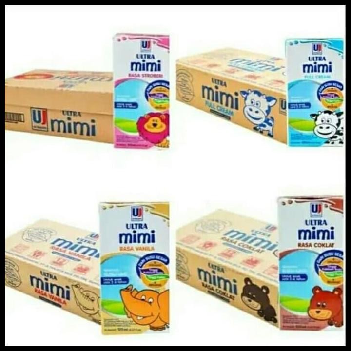

Terlaris Susu Ultra Mimi 125 Ml Plain/Chocolate/Vanilla/Strawberry 125Ml Good Quality