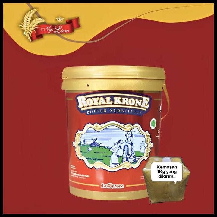 

Terlaris Royal Krone Butter Substitute 1 Kg #R (Pengganti Mentega / Margarin) Good Quality