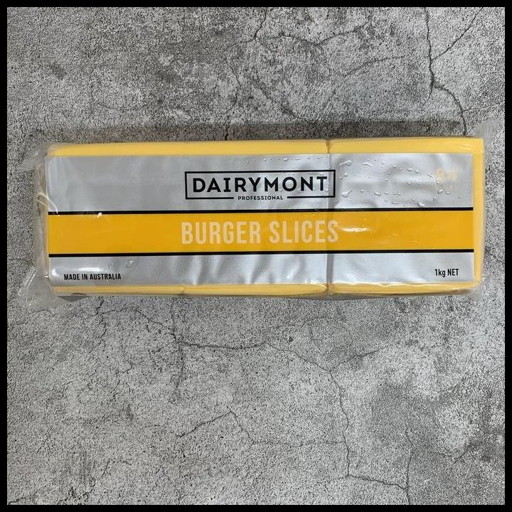 

Terlaris Dairymont Burger Slice Cheese (Red Cheddar) 1 Kg Murah Good Quality