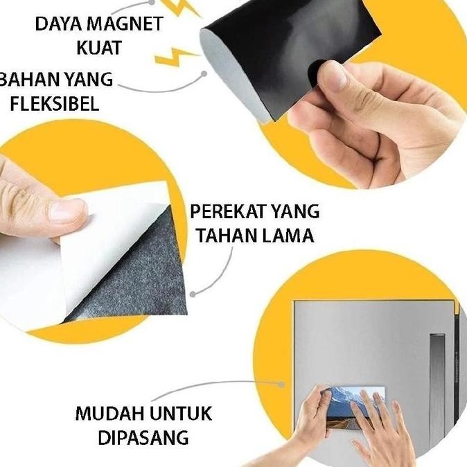 Magnet Lembaran Magnit Lembaran Magnet Sheet Magnet Fleksibel Tebal 0,5Mm Termurah