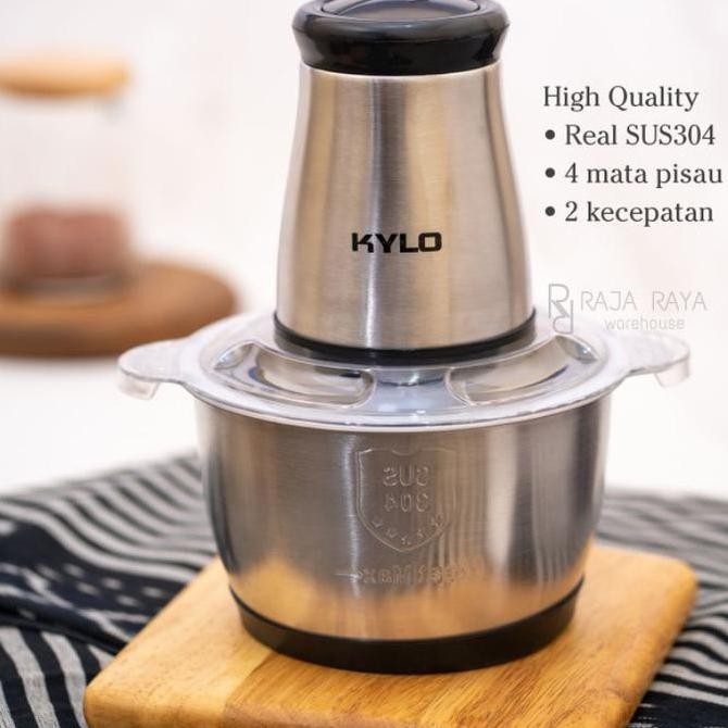 [Bestseller] Blender Daging Stainless Steel 2L/Meat Grinder Stainless/Meat Chopper Stainless Stenlis