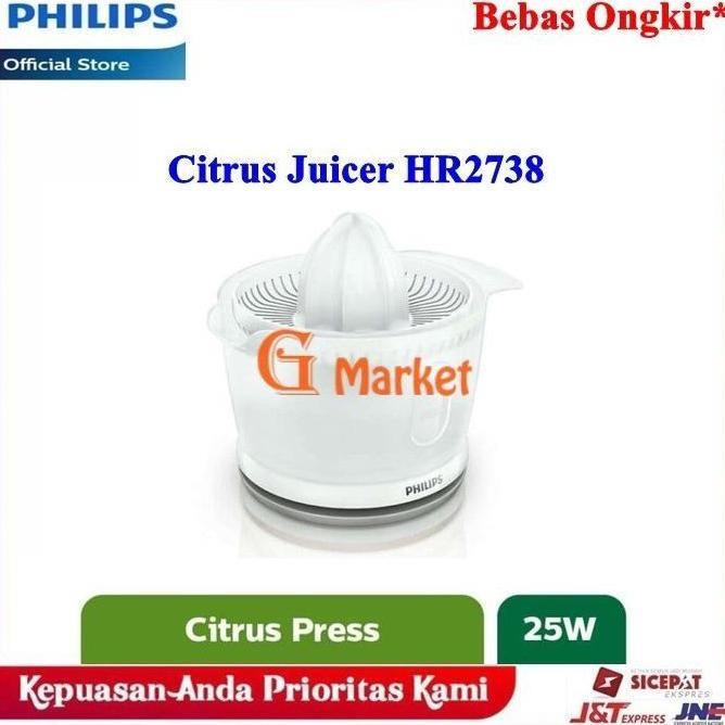 Sale- Philips Perasan Jeruk Listrik 500Ml Hr2738 / Citrus Juicer Hr-2738
