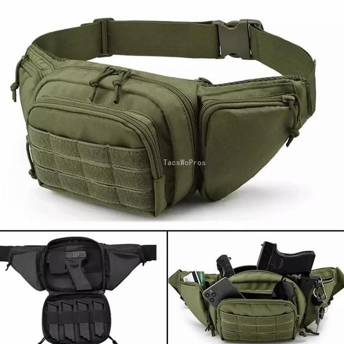 Tersedia Tas Senjata Tas pinggang Waistbag Tactical