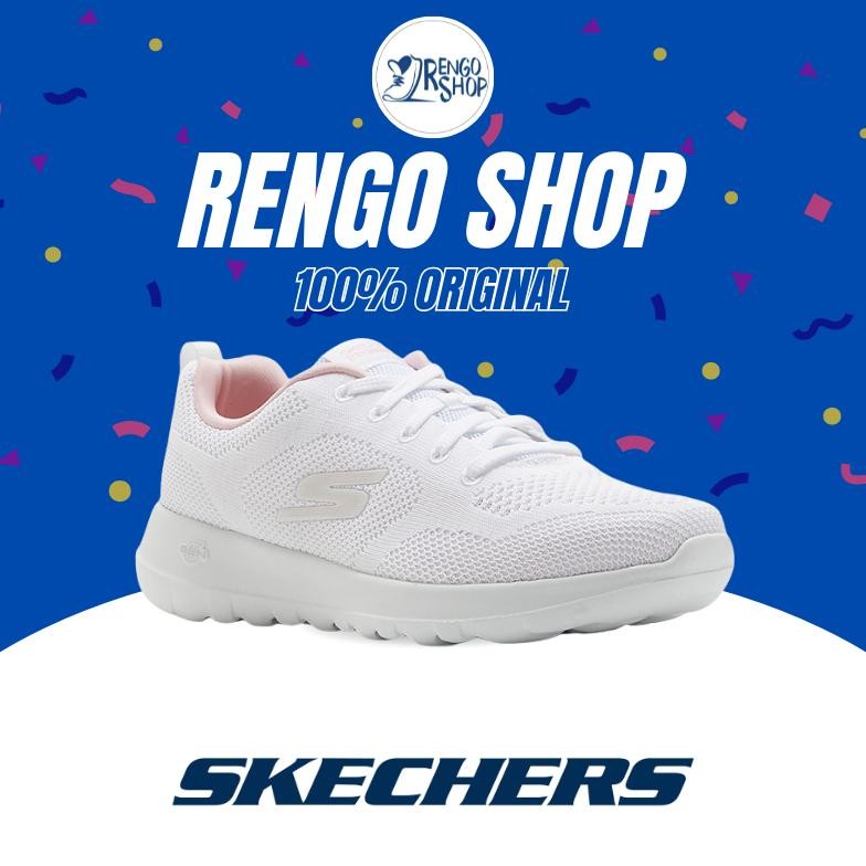 [Ori] Sepatu Sneakers Wanita Skechers Go Walk Joy 124640/WPK