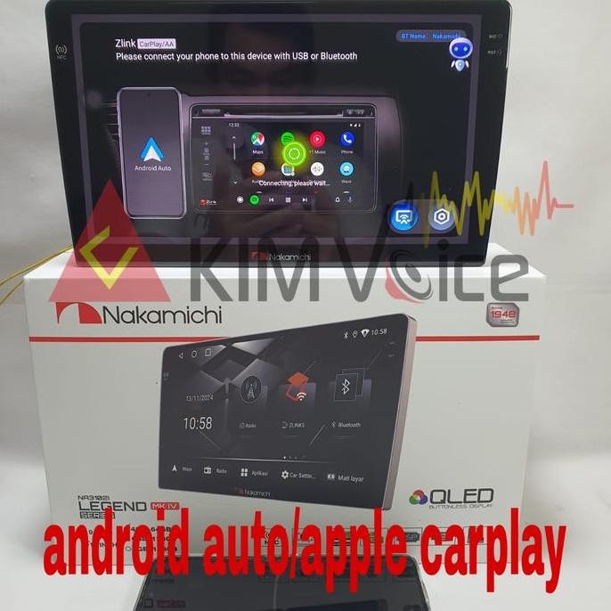 Tersedia Head Unit Android Nakamichi Legend series MKIII NA3102i + Kamera 360