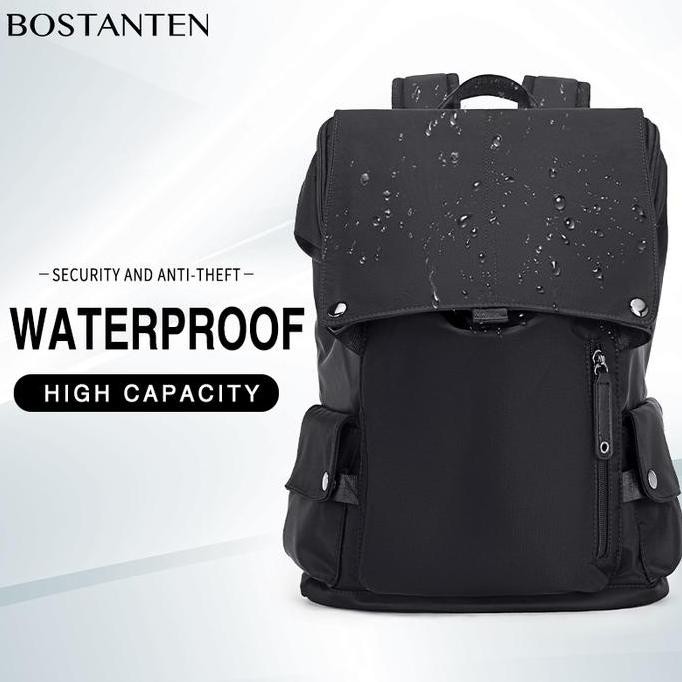 Tersedia BOSTANTEN Tas Ransel Pria Nilon Tas Rekreasi Tas Mahasiswa Berkapasitas Besar