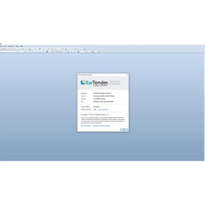 Sale Bartender Enterprise 2022 Software Cetak Label Barcode Qr