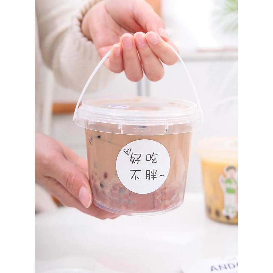 10Pcs - 300Ml Dessert Box Cup Toples Jar Ember Dessert Minuman