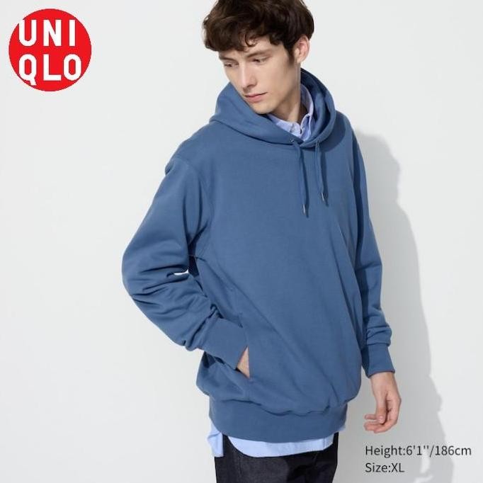 Pullover Jaket Sweat Hoodie Polos Lengan Panjang Uniqlo Original (Best Quality)