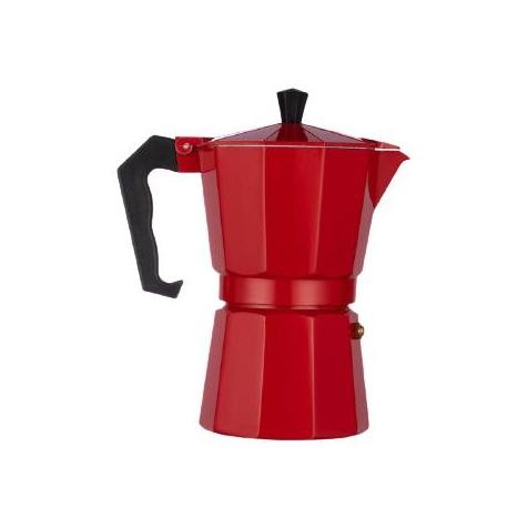 Moka Pot 3 Cup Merah. Red Moka Pot
