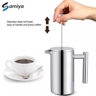 French Press Coffee Stainless / French Press Espresso Maker Stainless / Coffee Tea Maker Stainless