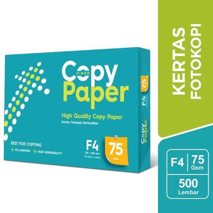 

TERLARIS - Kertas HVS Kertas Fotocopy A4 & F4 Copy Paper 70 Gsm dan 75 Gsm (Harga 1 Karton isi 5 Rim)