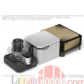 

Epson Bulk Roll Vinyl Label 18Mm 45Meter Br-Vn18Wb-A Lw-Z5000 Series New Stok