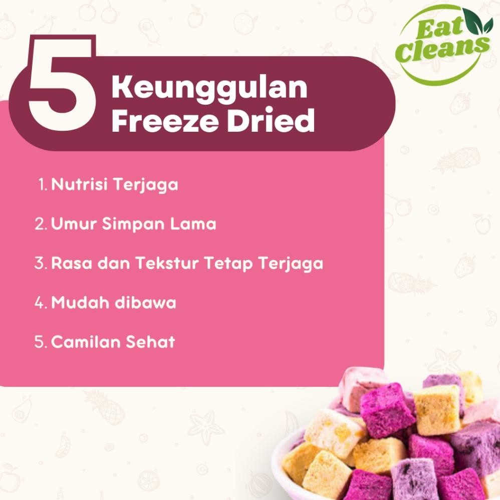 

Ready Freeze Dried Crispy Yogurt Fruits Mix Flavor - Snacks Yoghurt Kering Beku - Camilan Snack Sehat Yoghurt Beku - Cemilan Diet Yoghurt Kering Crispy