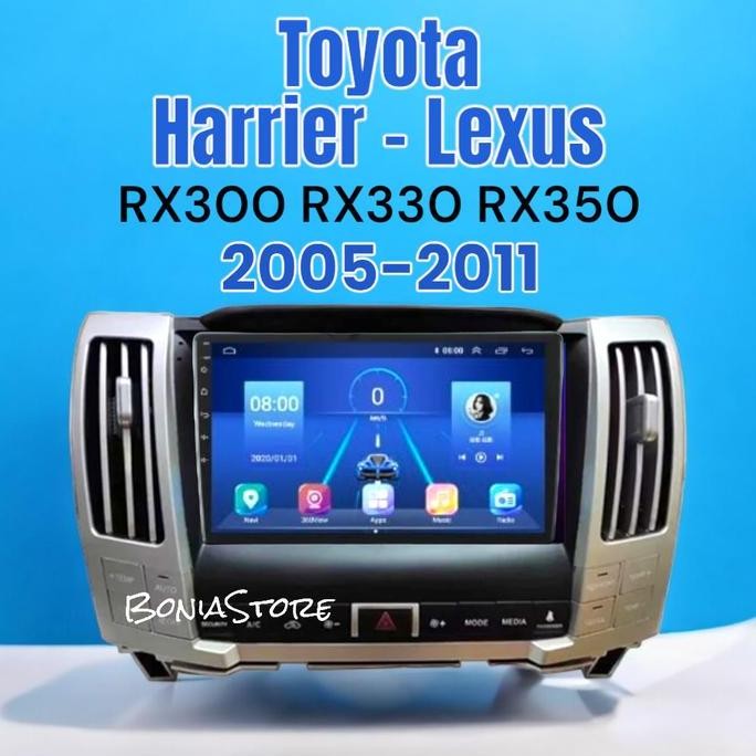 Tersedia HU Android untuk TOYOTA HARRIER LEXUS RX300 RX330 RX350 Thn 2005+2011 Car Bluetooth Kabel K