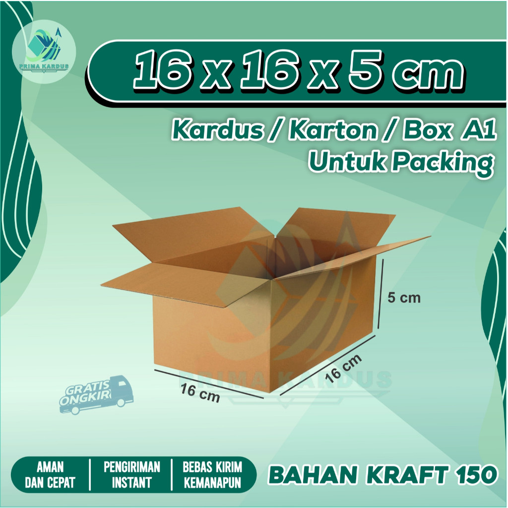 

Kardus Packing 16x16x5 | Box packing | Karton Packing