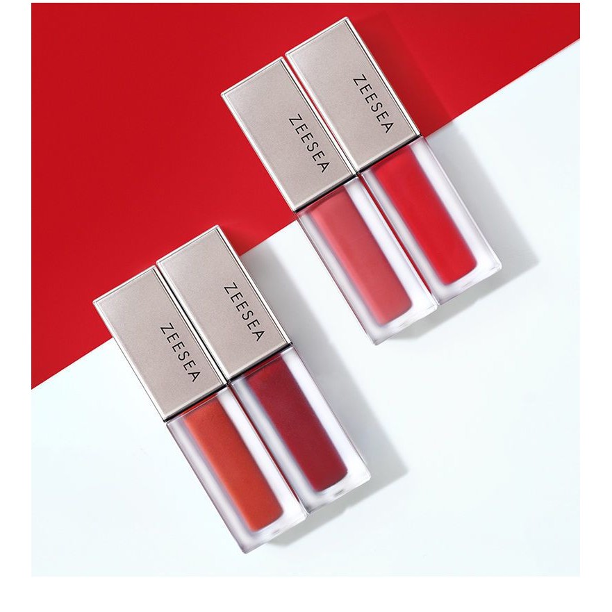 ZEESEA Lip Glaze Velvet Mist Matte Long-lasting Moisturizing Lip Gloss Lip Balm Lipstick