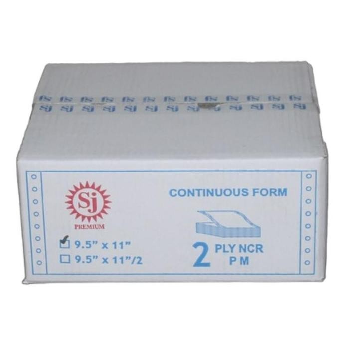 

(DUS) Kertas Komputer Continuous Form 2 Ply 9,5x11 Full / Bagi 2 - Sinar Jaya SJ Premium