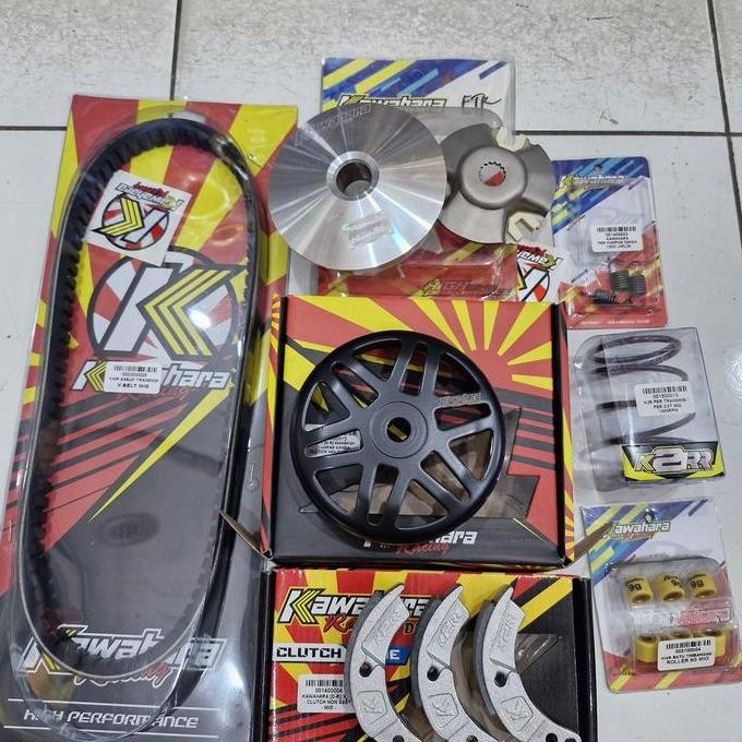 PULLEY CVT SET SEPAKET YAMAHA MIO FINO NOUVO KAWAHARA RACING FULL SET