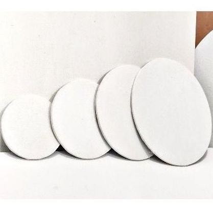 

Kanvas lukis bulat ukuran 25 cm warna putih AST