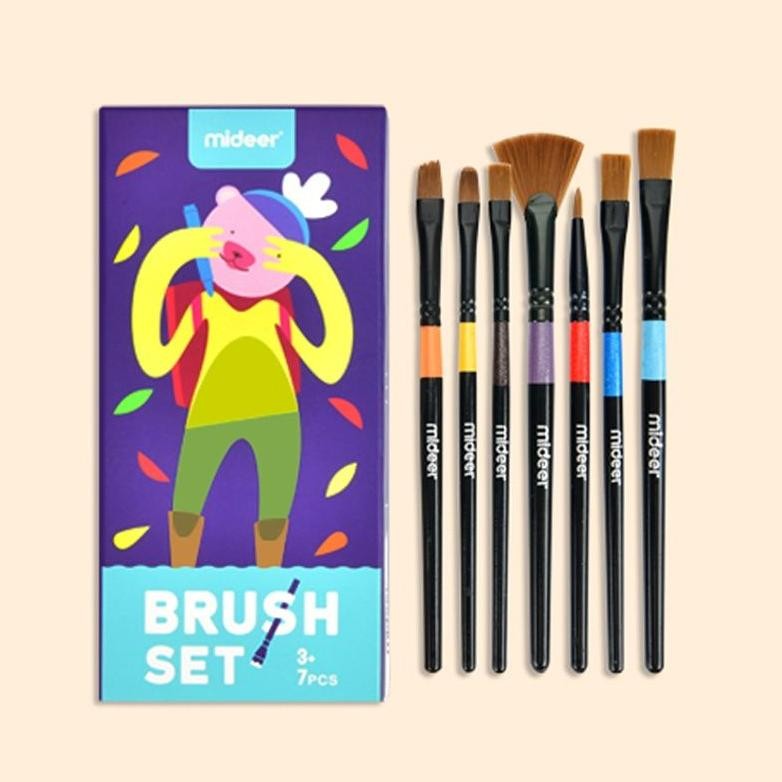 

mideer brush set paint untuk finger paint melukis gambar AST
