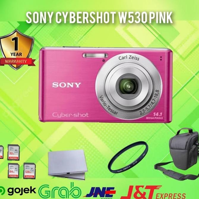 Tersedia SONY CYBERSHOT DSC W530 PINK / DIGITAL KAMERA SONY W530 PINK
