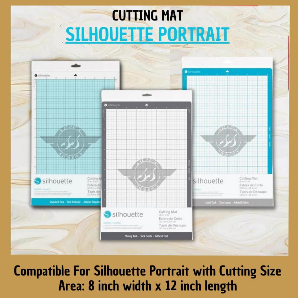 

Cutting Mat Silhouette Portrait 8 x 12 Inch (20.5 x 30.5 cm) Original AST