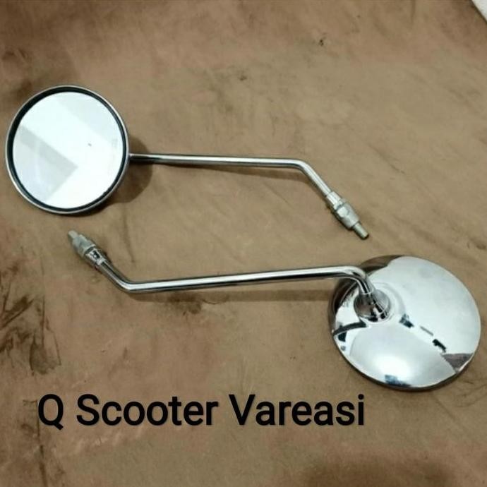 Spion Retro Bulat Tiang Panjang Untuk Motor Listrik U Winfly T3...