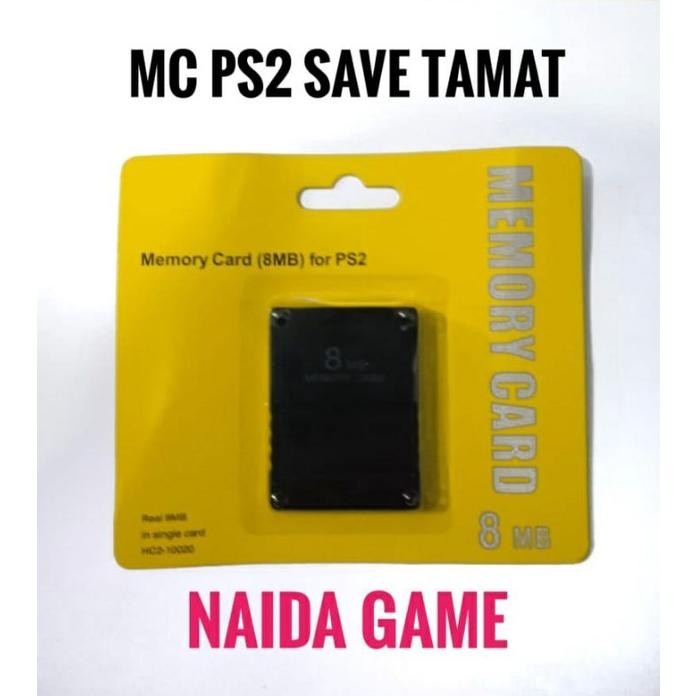 MC PS2 8MB SAVE TAMAT / MC SAVE TAMAT PS2
