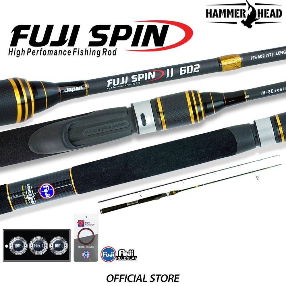 HAMMER HEAD Joran Spinning Fuji Spin II 168CM 180CM Hi-Carbon Blank Hollow
