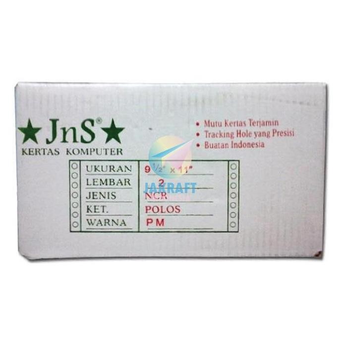 

(1 Box) Kertas Komputer Continuous Form Paper A4 2 Ply K2 9.5" x 11" atau A5 2 Ply Bagi 2 K2/2 9.5" x 11"/2 HVS & NCR