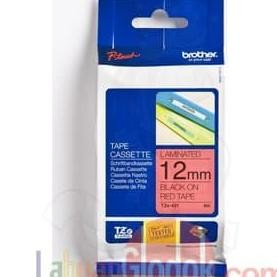 

Brother Label Tape Tze-431 12Mm Black On Red New Stok