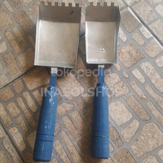 Cetok Bata Ringan Trowel Sendok Semen Cair Bata Ringan Hebel 7.5 Cm