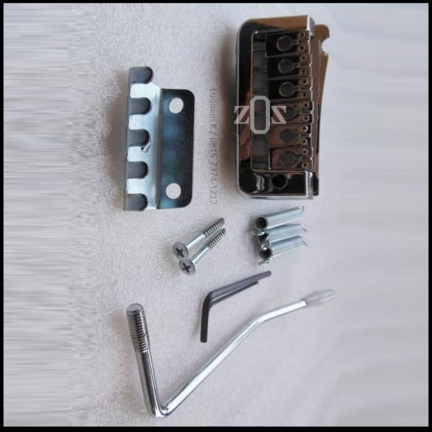 Bridge Tremolo Calc Semi Updown Set Chrome