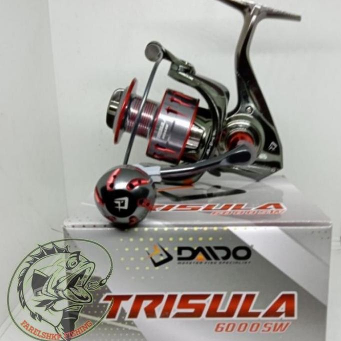 * reel daido trisula sw 1000 2000 3000 4000 6000 power hendel *