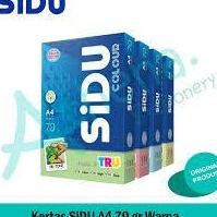 

KERTAS HVS WARNA SIDU SINAR DUNIA A4 -F4 70GR AST