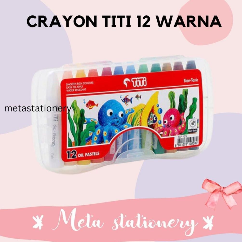 

Crayon / Oil Pastel Titi 12 warna AST